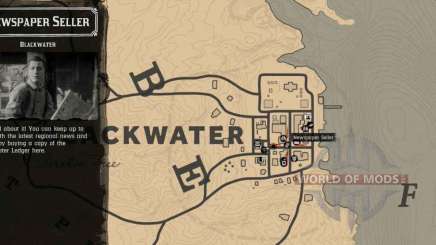 Vendedor de periódicos en Blackwater-detailed map