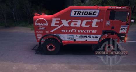 MAN TGA 18.531BB DAKAR para Spin Tires