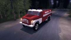 Tatra 148 Firetruck para Spin Tires