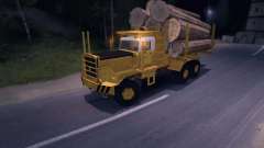 Hayes HQ 142 (HDX) Logging Truck para Spin Tires