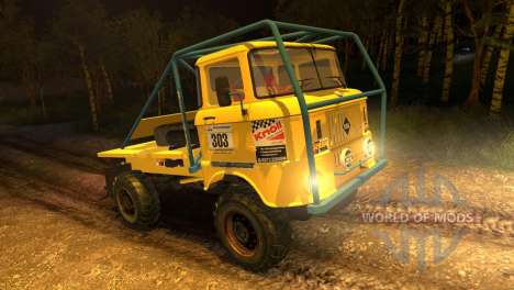 IFA W50 Truck Trial para Spin Tires