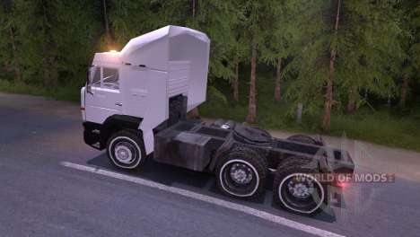 KAMAZ-6460 blanco para Spin Tires