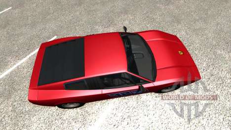 Civetta Bolide Ferrari Red para BeamNG Drive