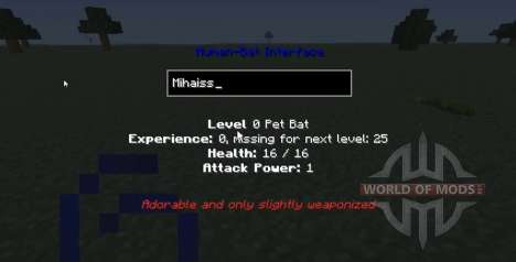 Domesticado bat para Minecraft
