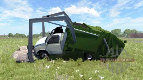 Gavril H-Series Garbage Truck para BeamNG Drive