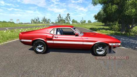 Ford Mustang Shelby GT500 428 Cobra Jet 1969 para BeamNG Drive
