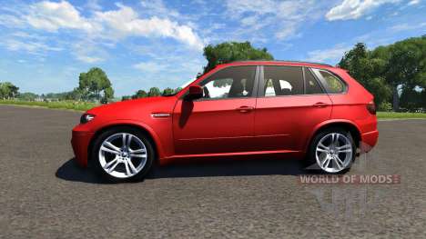 BMW X5M Red para BeamNG Drive