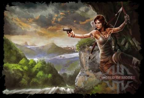La ropa y las armas de Lara Croft para Skyrim