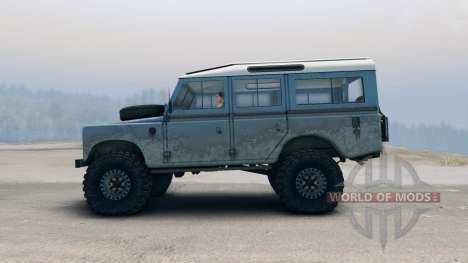 Land Rover Defender Blue para Spin Tires