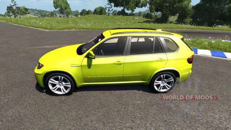 BMW X5M Yellow para BeamNG Drive