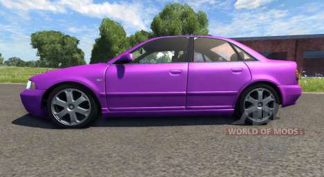 Audi S4 2000 [Pantone Purple C] para BeamNG Drive
