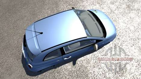 Fiat 500 Abarth Blue para BeamNG Drive