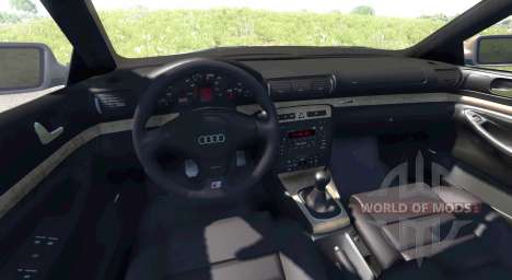 Audi S4 2000 [Pantone Black 5 C] para BeamNG Drive