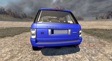 Range Rover Supercharged 2008 [Blue] para BeamNG Drive