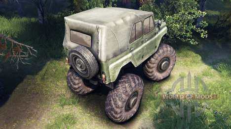 УАЗ-469 Monster Truck v2 para Spin Tires