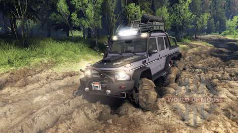 Mercedes-Benz G65 AMG 6x6 Ultimate para Spin Tires