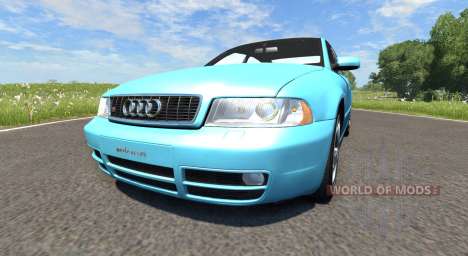 Audi S4 2000 [Pantone Blue 0821 C] para BeamNG Drive