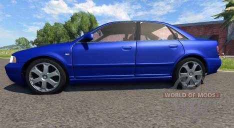Audi S4 2000 [Pantone Reflex Blue C] para BeamNG Drive