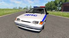 VAZ-2115 de la Policía para BeamNG Drive