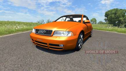 Audi S4 2000 [Pantone Orange 021 C] para BeamNG Drive