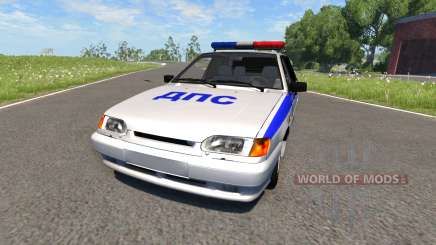 VAZ-2115 de la Policía para BeamNG Drive