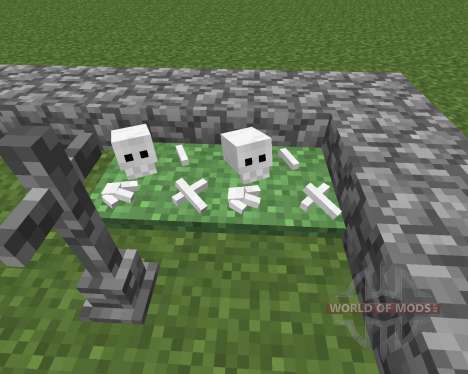 Gravestone Mod para Minecraft