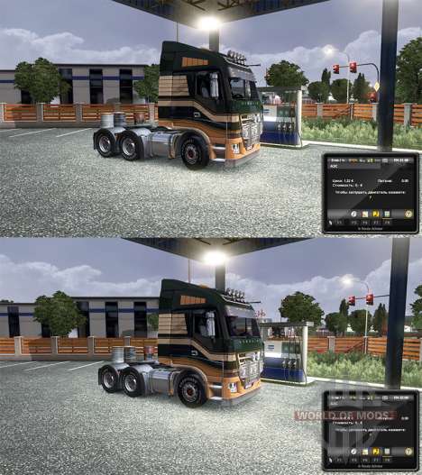 El cambio de los precios de la gasolina para Euro Truck Simulator 2