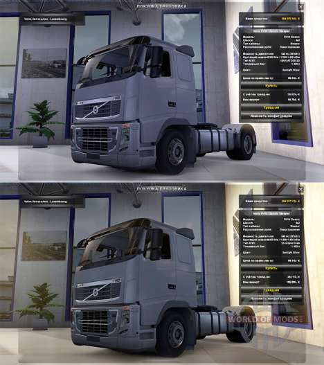 La física realista v1.3 para Euro Truck Simulator 2