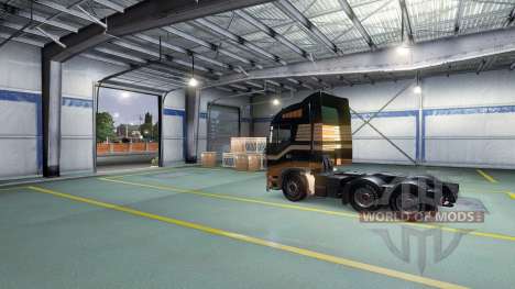 Previamente puerta de garaje de apertura para Euro Truck Simulator 2