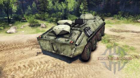 El BTR-70 para Spin Tires