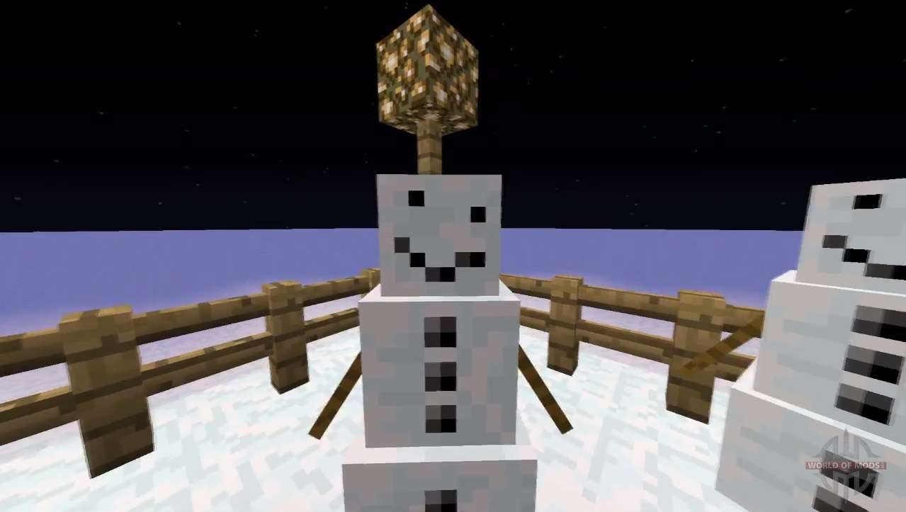 Muñecos de nieve para Minecraft