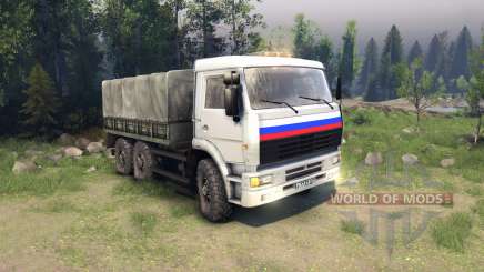 KamAZ camionero para Spin Tires