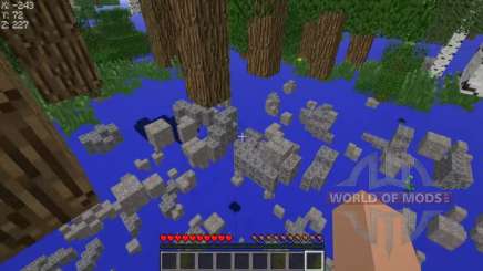 Trampa en transparente bloques para Minecraft