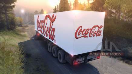 Semi-Coca-Cola para Spin Tires