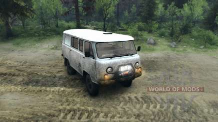 UAZ-3909 off-road para Spin Tires