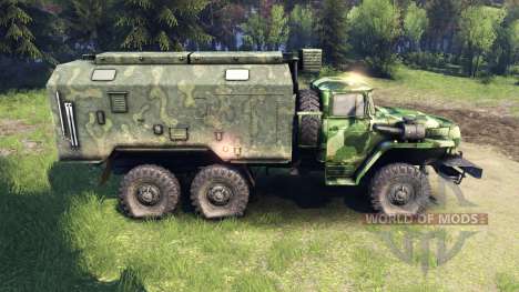 Ural-4320 camo v1 para Spin Tires