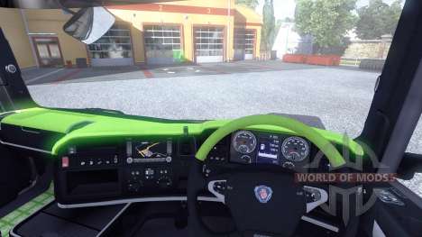 Interior para Scania-Ácido para Euro Truck Simulator 2