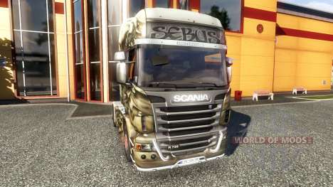 Color de Sebús Joker - en el tractor Scania para Euro Truck Simulator 2