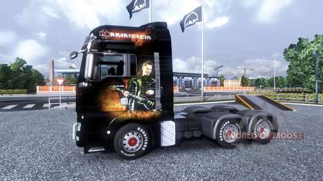 Color-Rammstein - en camión HOMBRE para Euro Truck Simulator 2