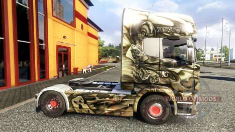 Color de Sebús Joker - en el tractor Scania para Euro Truck Simulator 2