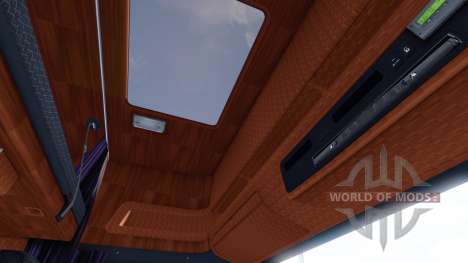 Interior para Scania-Madera- para Euro Truck Simulator 2