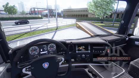 Interior para Scania-Cuero- para Euro Truck Simulator 2