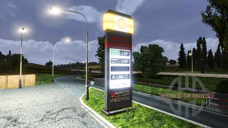 Estación de servicio Shell para Euro Truck Simulator 2
