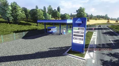 Gasolinera Aral para Euro Truck Simulator 2