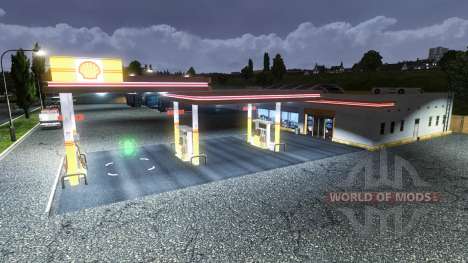 Estación de servicio Shell para Euro Truck Simulator 2