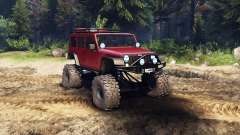 Jeep Wrangler Unlimited SID Red para Spin Tires
