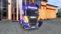 Color-Red Bull - camión Scania para Euro Truck Simulator 2