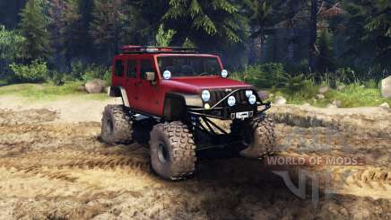Jeep Wrangler Unlimited SID Red para Spin Tires