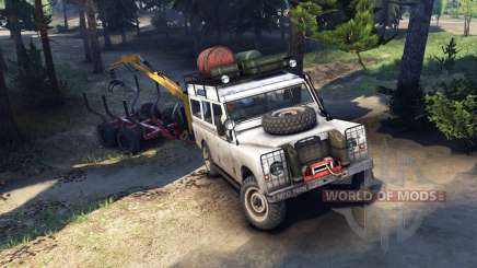 Land Rover Defender Series III v2.2 White para Spin Tires