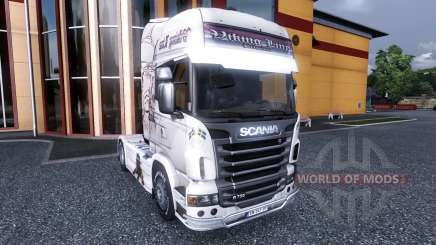 Color-Viking Line - por Scania truck para Euro Truck Simulator 2
